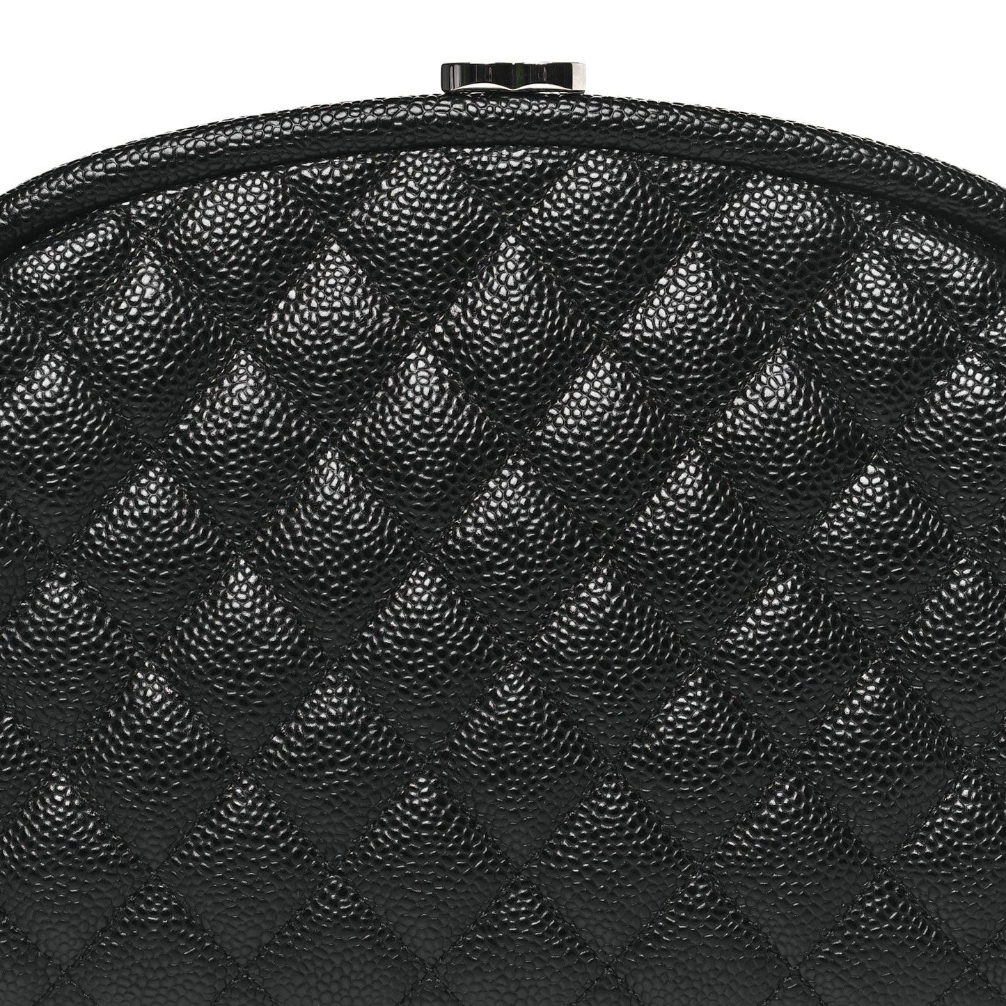 Caviar Quilted Timeless Clutch Black