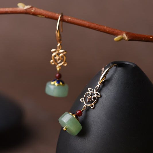 Ancient Style Long Earrings