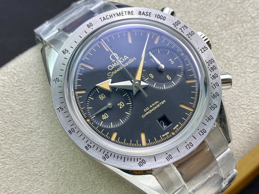 SPEED MASTER 57 BROAD ARROW STEEL BLACK DIAL