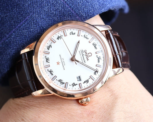 SEAMASTER GLOBEMASTER 40MM WHITE DIAL ANNUAL CALENDAR