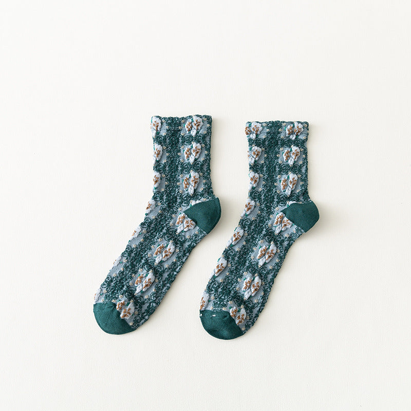 Vintage Lolita Style Boneless Socks