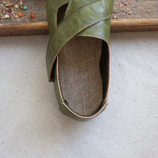 Women Retro Handmade Cotton Linen Casual Shoes