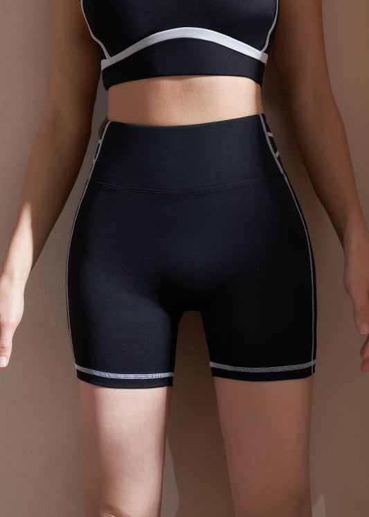 Simple Black Workout Gym Shorts Running Shorts
