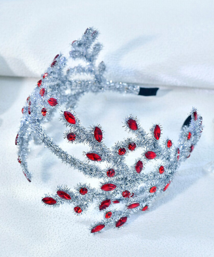 2026 New Silk Weave Crystal HairPiece
