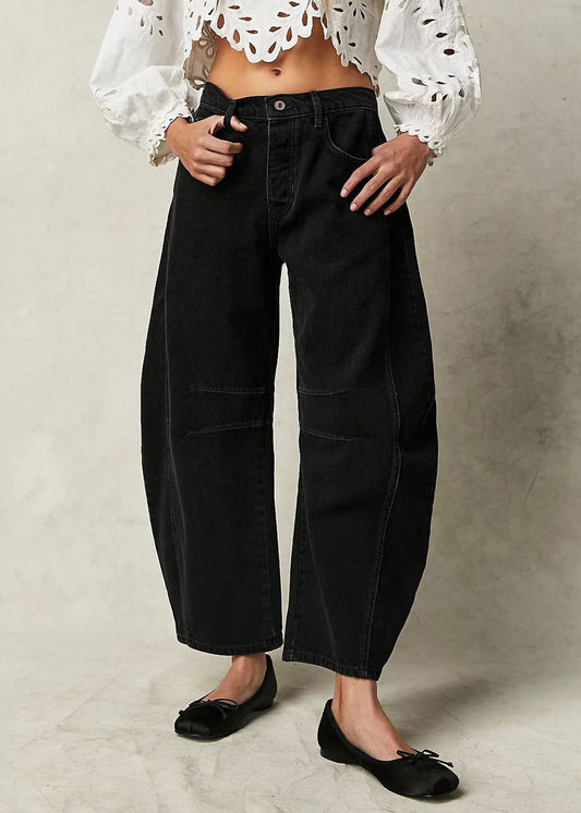 New White High Waist Patchwork Denim Crop Pants