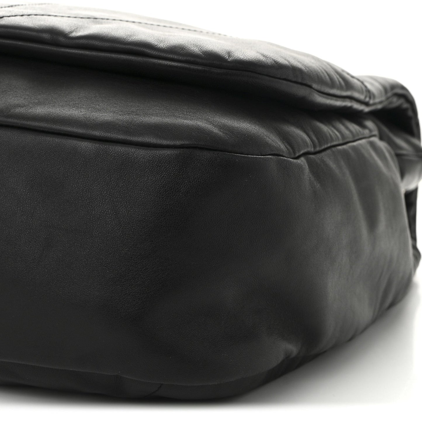 Lambskin Matelasse Monogram Large Jamie 4.3 Black