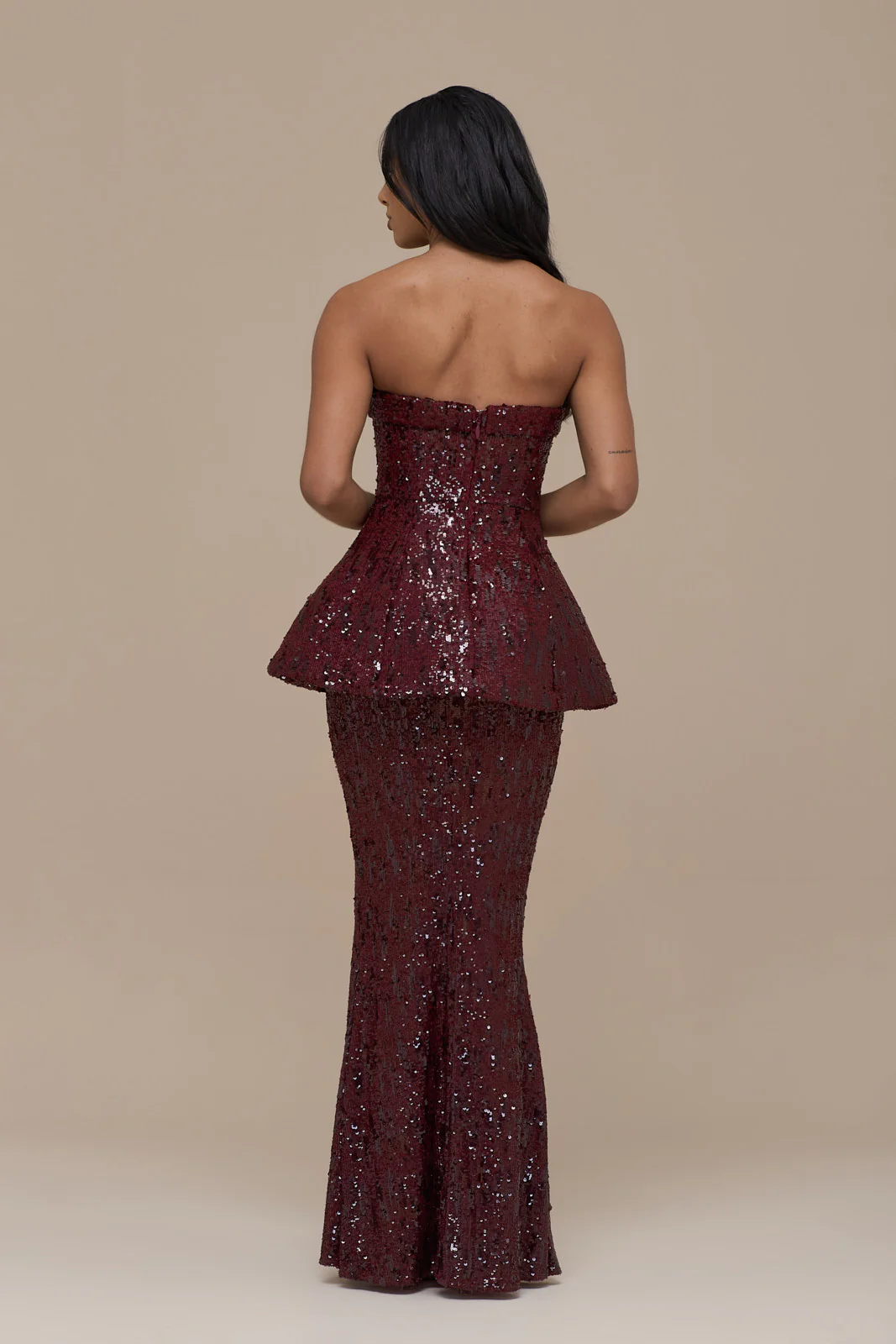 Sexy Strapless Sleeveless Dress