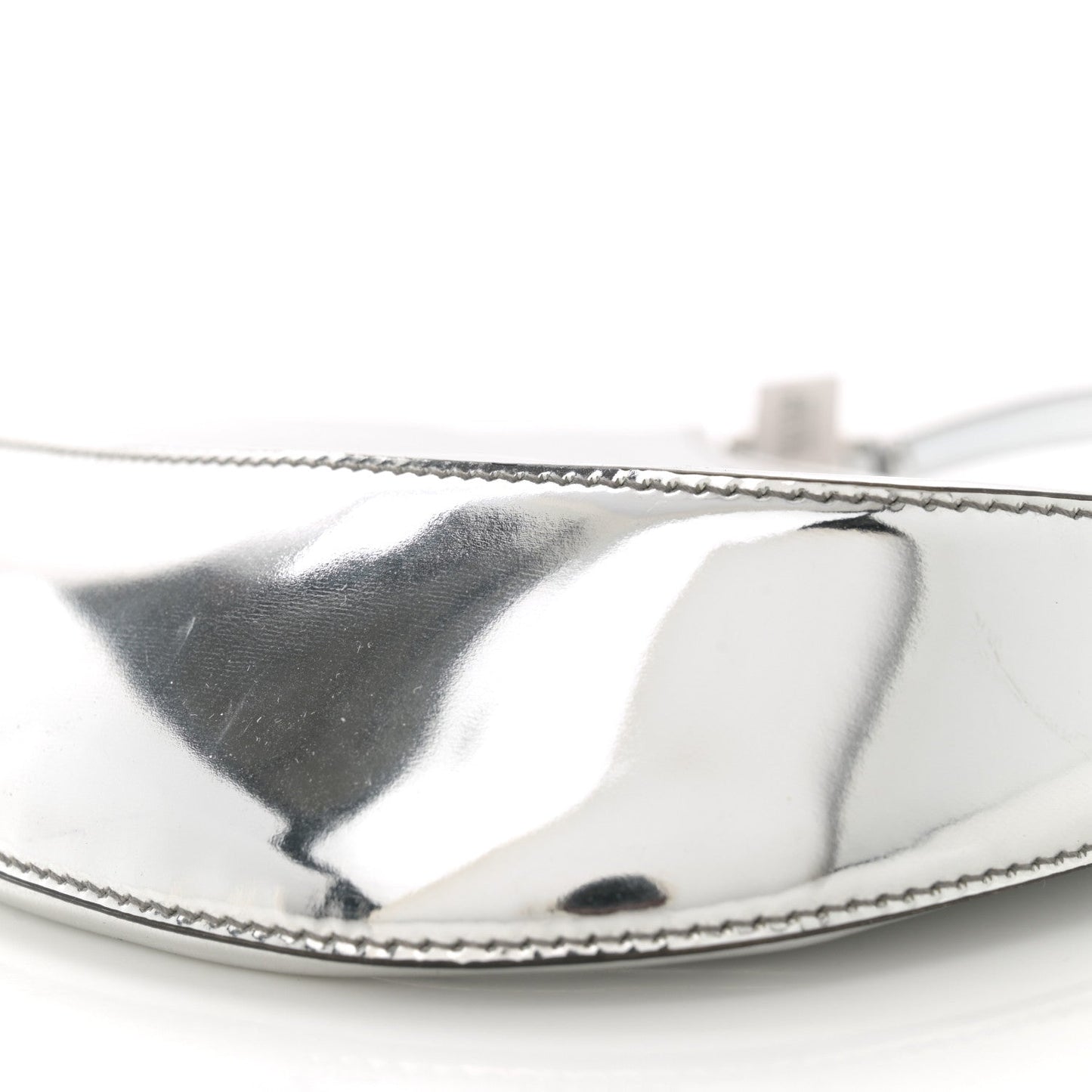 Spazzolato Cleo Shoulder Bag Argento