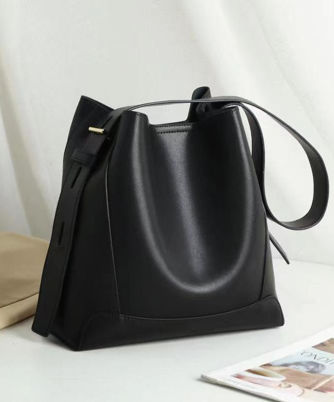 Stylish Light Brown Large Capacity Calf Leather Satchel Bag Handbag