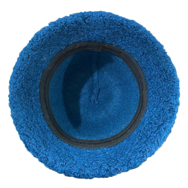 Women Winter Solid Korean Style Wool Hat
