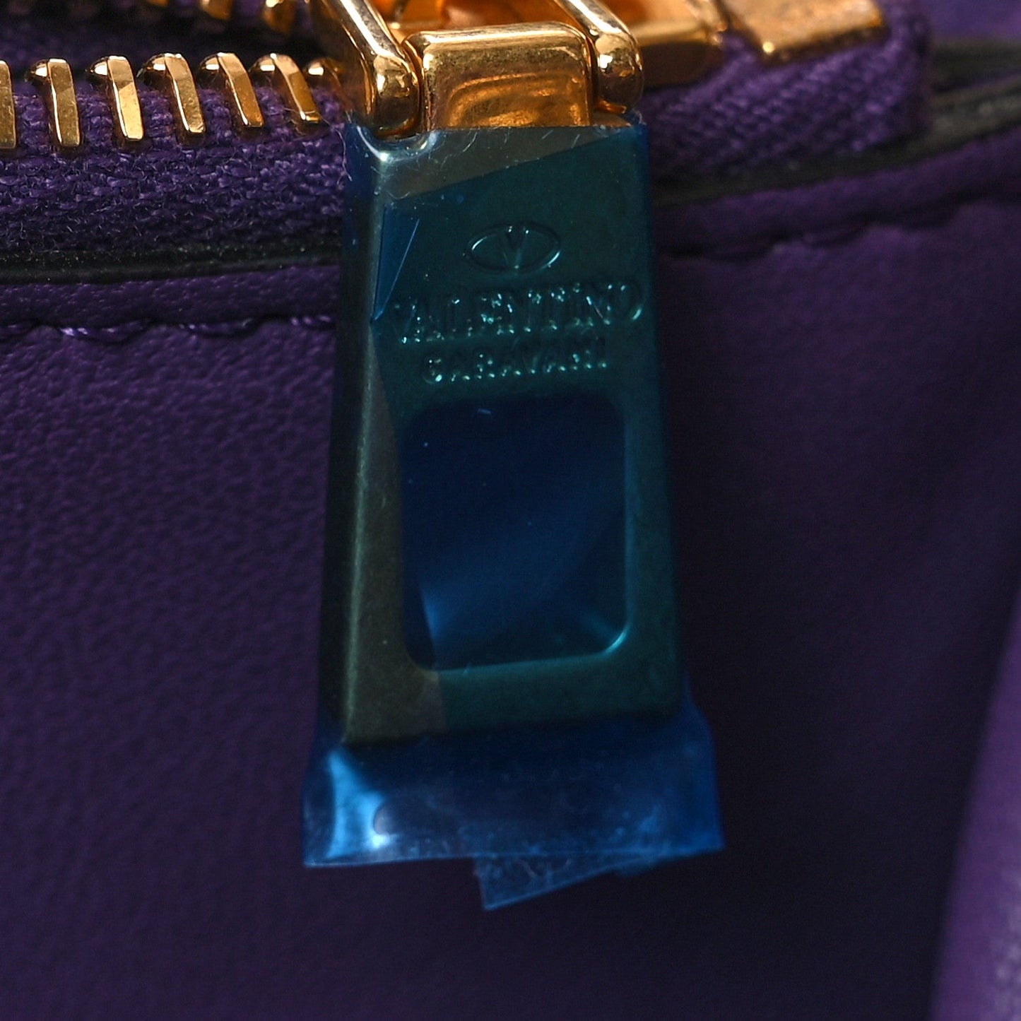 Snakeskin Stud Sign Shoulder Bag Purple