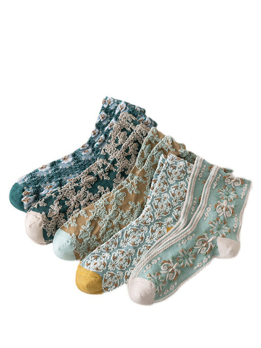 Vintage Lolita Style Boneless Socks