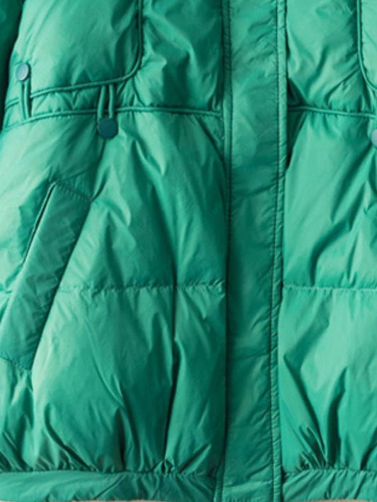 Lightweight And Loose Literary Vintage Short Version Down Jacket