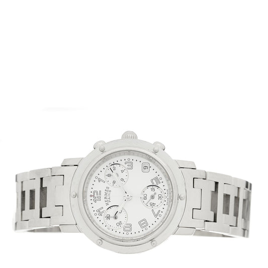 Stainless Steel 31mm Clipper Chronograph Quartz Watch