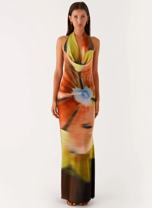 Raellia Maxi Dress - Moody Floral
