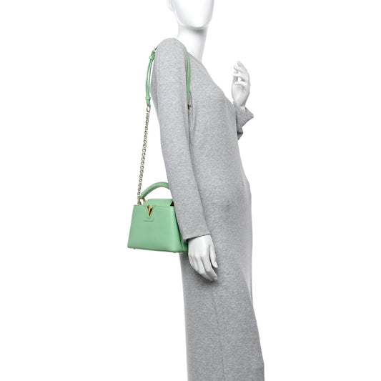Taurillon Mini Capucines Vert Pomme
