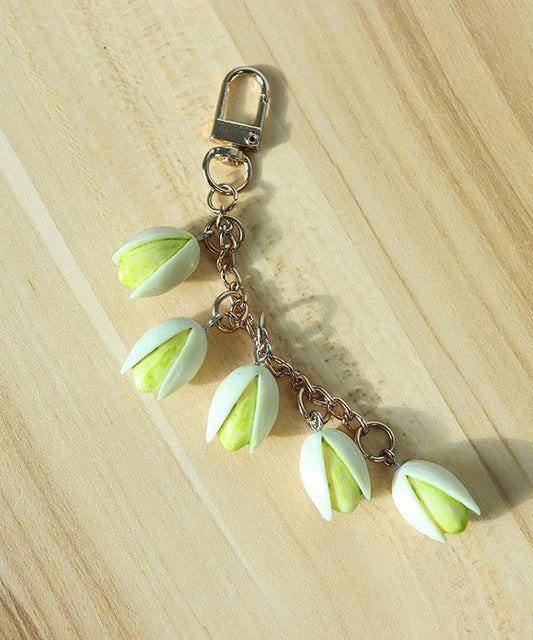 Cute Gold Alloy Five Pistachios Phone Chains
