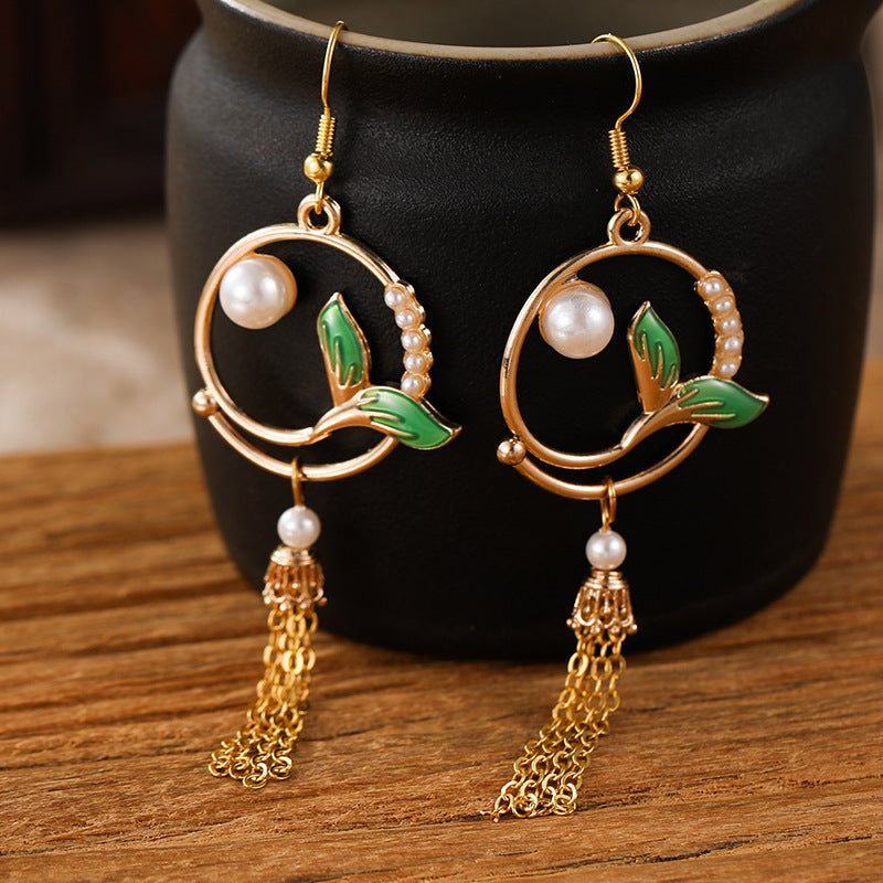 Design Sense Temperament Long Earrings