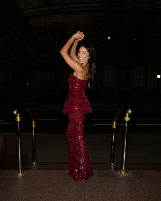 Sexy Strapless Sleeveless Dress