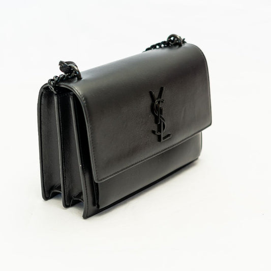 Saint Laurent sunset medium in smooth leather