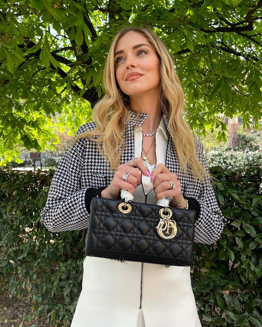 Dior lady short tote bag
