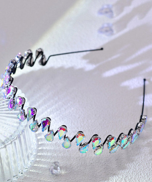 Handmade Rainbow Acrylic Zircon HairPiece
