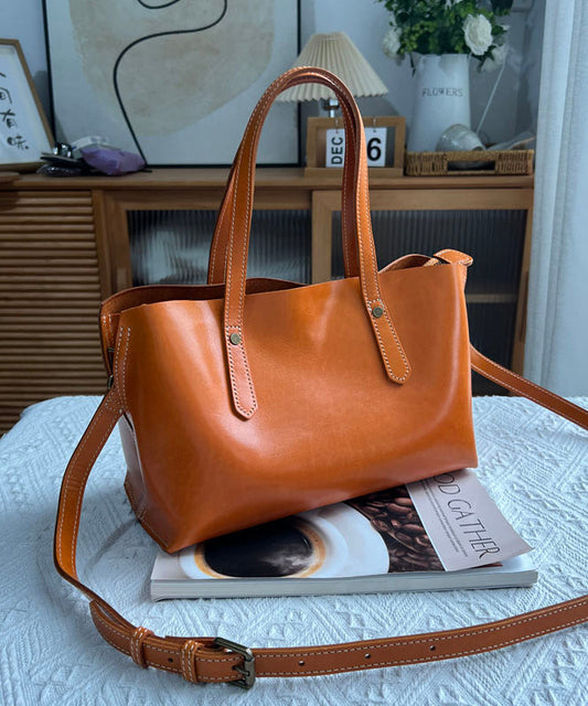 Style Large Capacity Leather Women Shoulder Bags