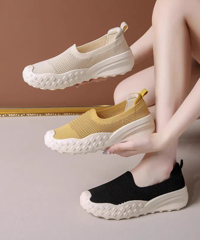 Yellow Flat Feet Shoes Flat Shoes For Women