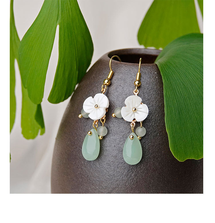 Temperament Retro Earrings Forest Simple Tassel Earrings