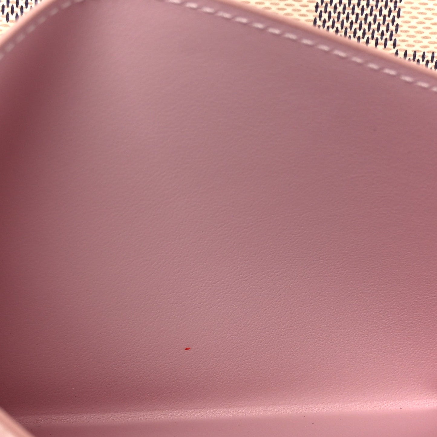 Damier Azur Pochette Felicie Chain Wallet Rose Ballerine