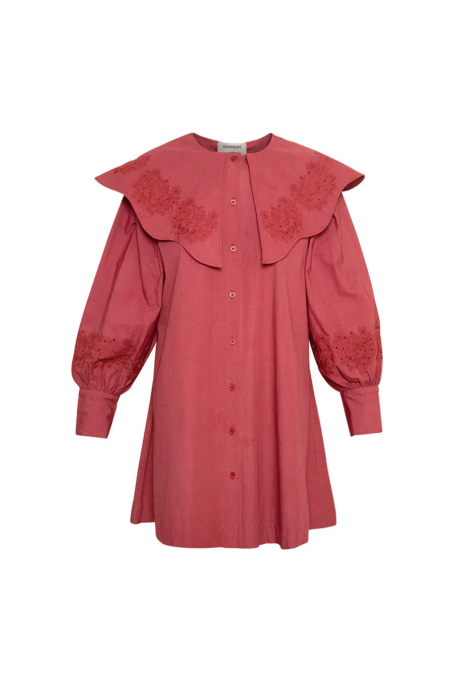 Mimi Mini Dress - Plum Broderie