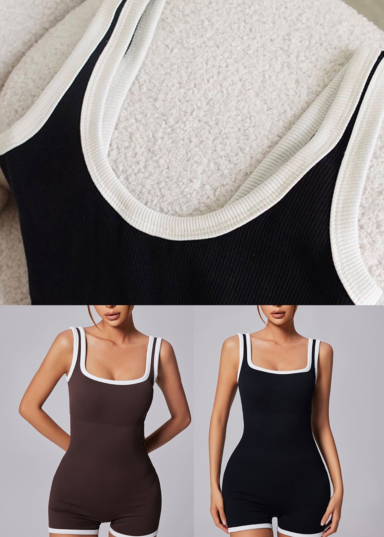 Ignite Black Patchwork One Piece Workout Suit Athletic Leggings