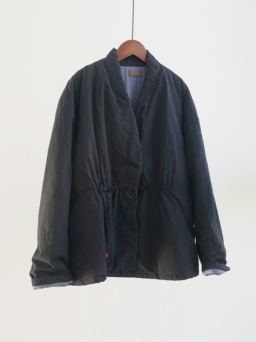 Women National Style Vintage Buckle Padded Coat