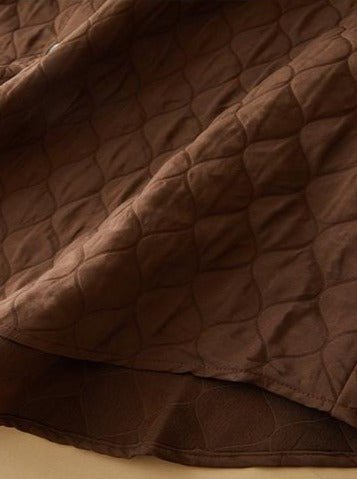 Casual Long Sleeve Single Breasted Vintage Mid-Length Coat In One-Size