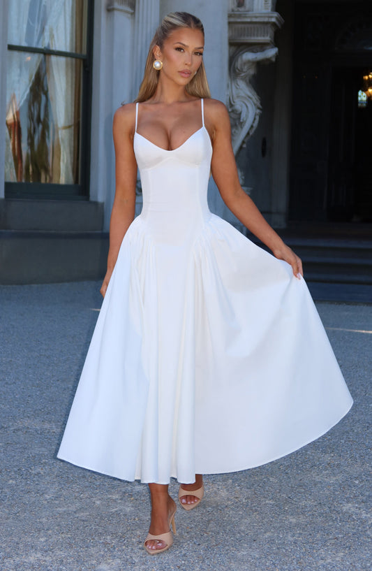 Emerson Midi Dress - Ivory