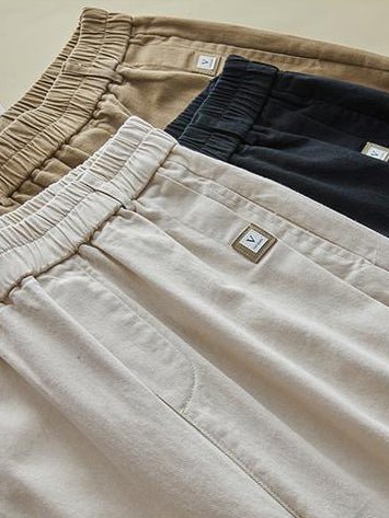 Ladies Casual Elastic High Waist Ninth Pants