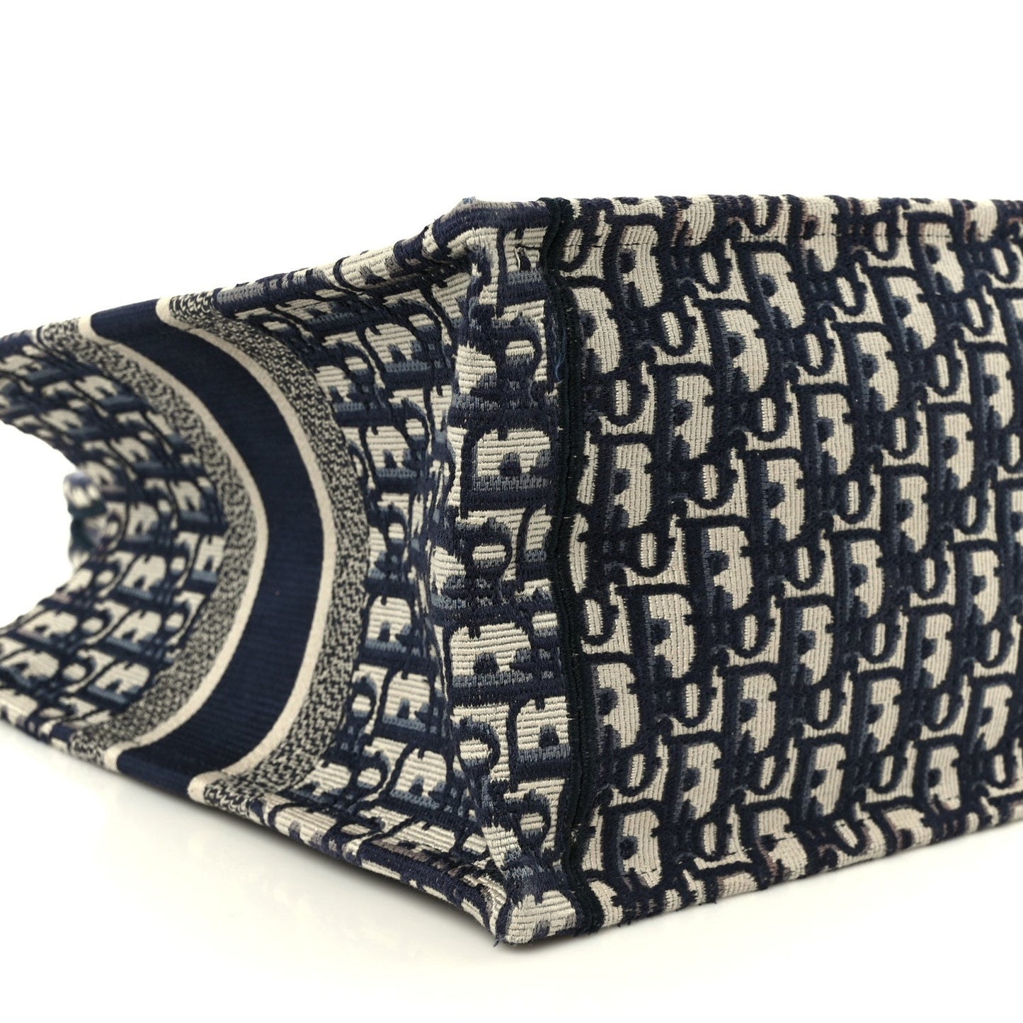 Oblique Medium Book Tote Blue Multicolor