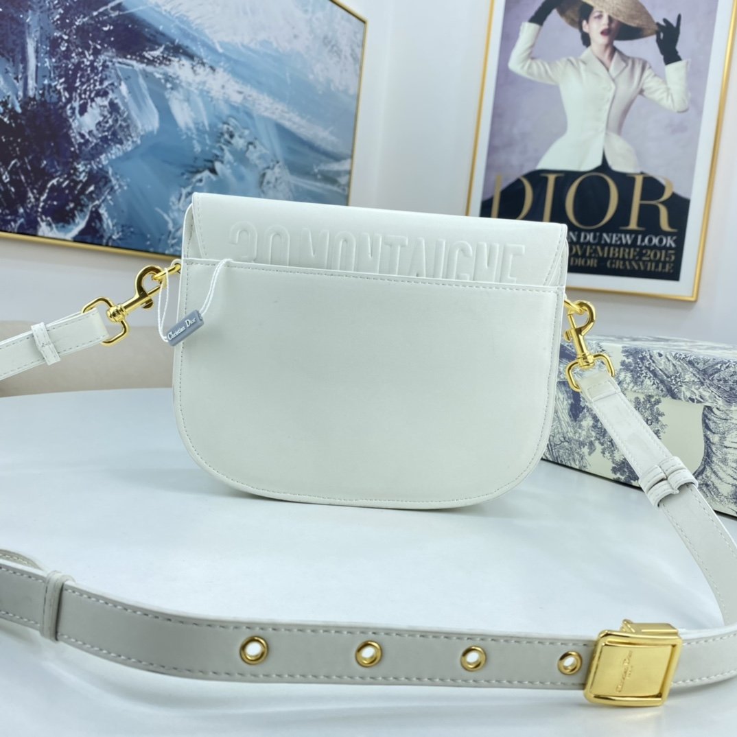 Dior Medium Dior Bobby Bag Black Box Calfskin Women