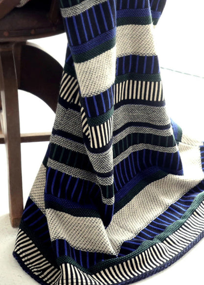 DIY Colorblock Striped Knit A Line Skirts Fall