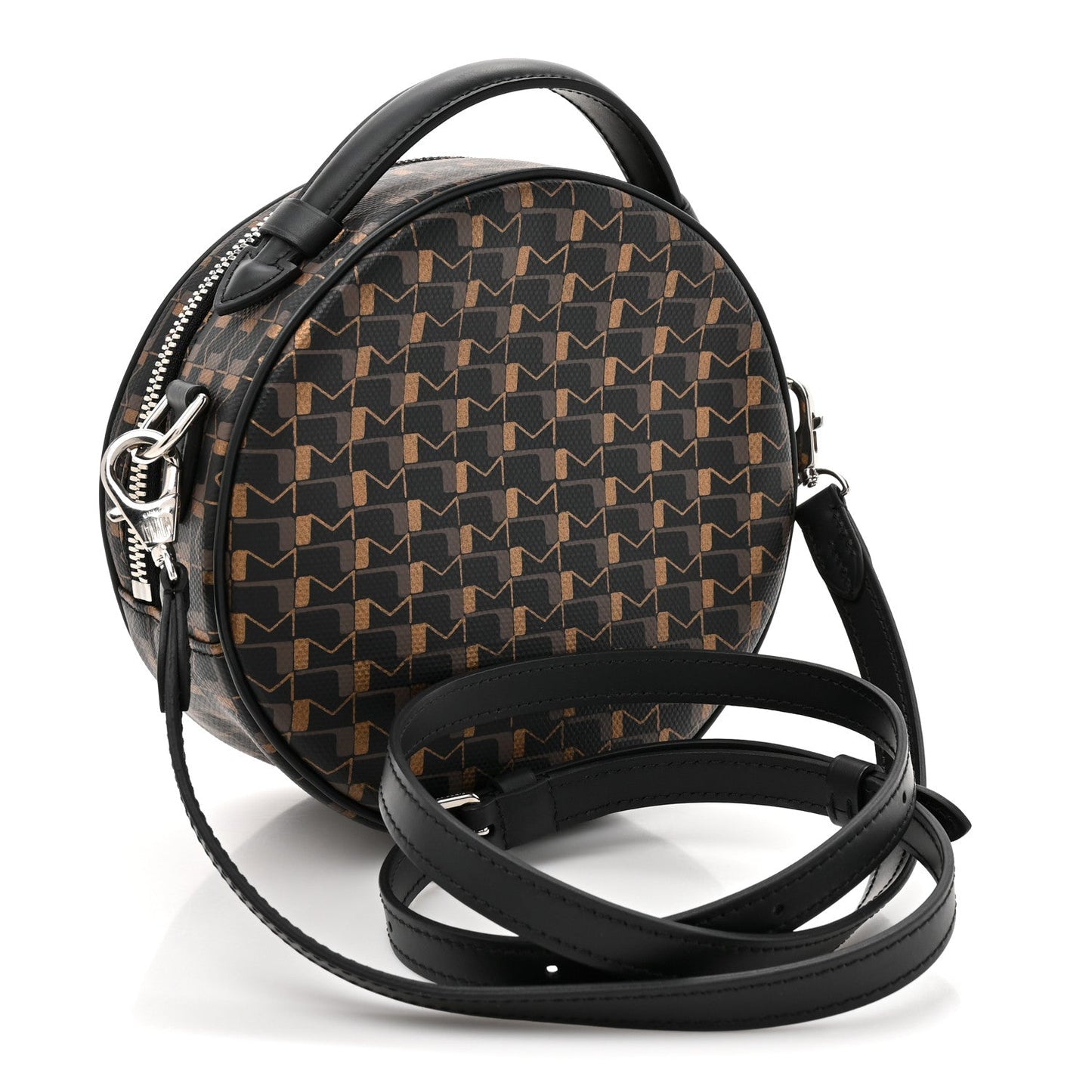 Canvas 1920 Oh! Small Yoyo Crossbody Bag Carbon Bronze Cognac