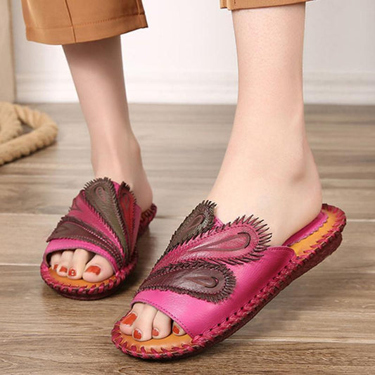 2022 Ethnic Style Flat Bottom Casual Beach Slippers
