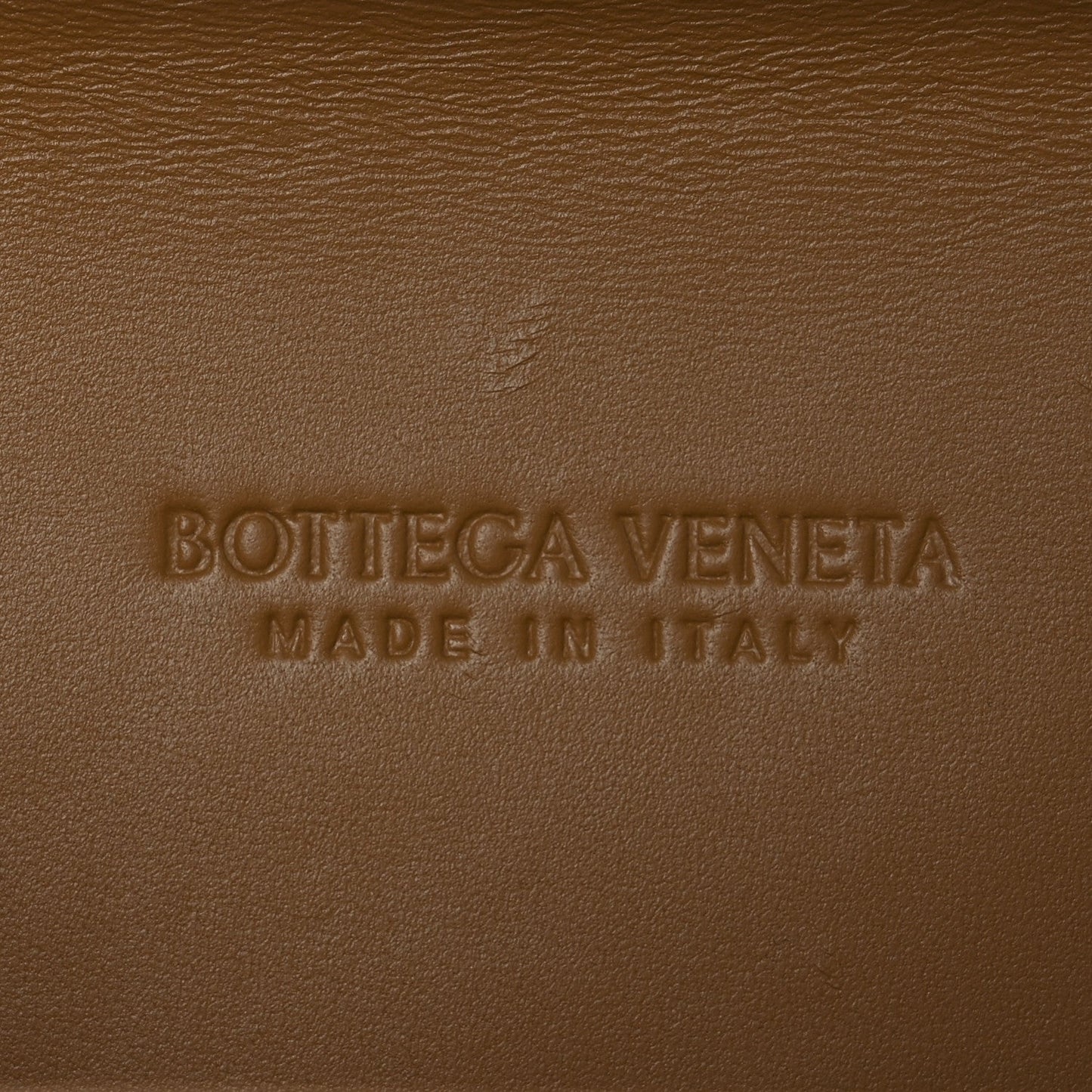 Calfskin Intrecciato Knot On Strap Camel