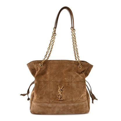 Suede Small Jamie Shopping Tote Golden Leaf