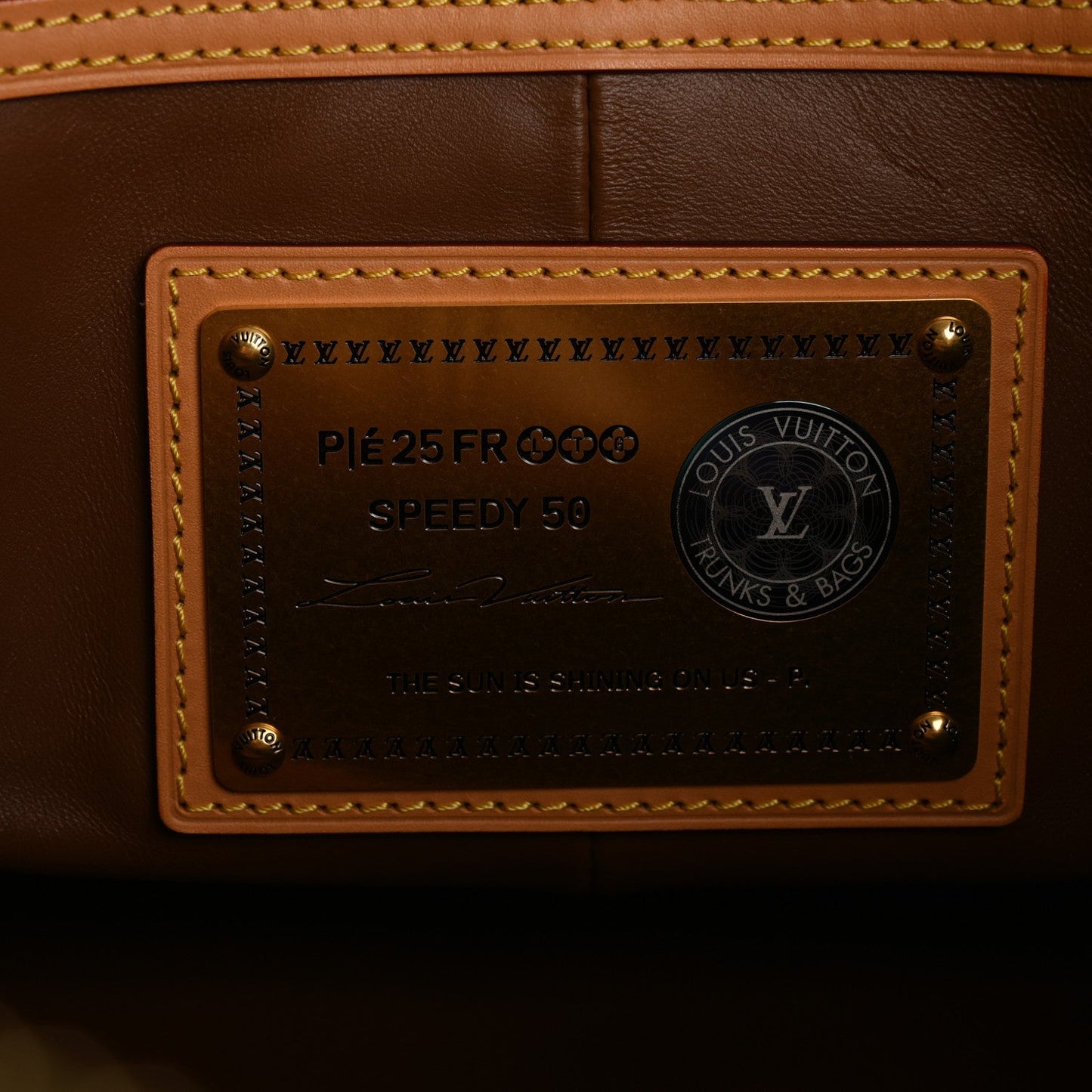 Calfskin Monogram Speedy P9 Bandouliere 50 Frozen Lime