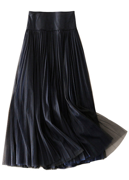 Beautiful Red Zip Up Patchwork Tulle Skirt Spring