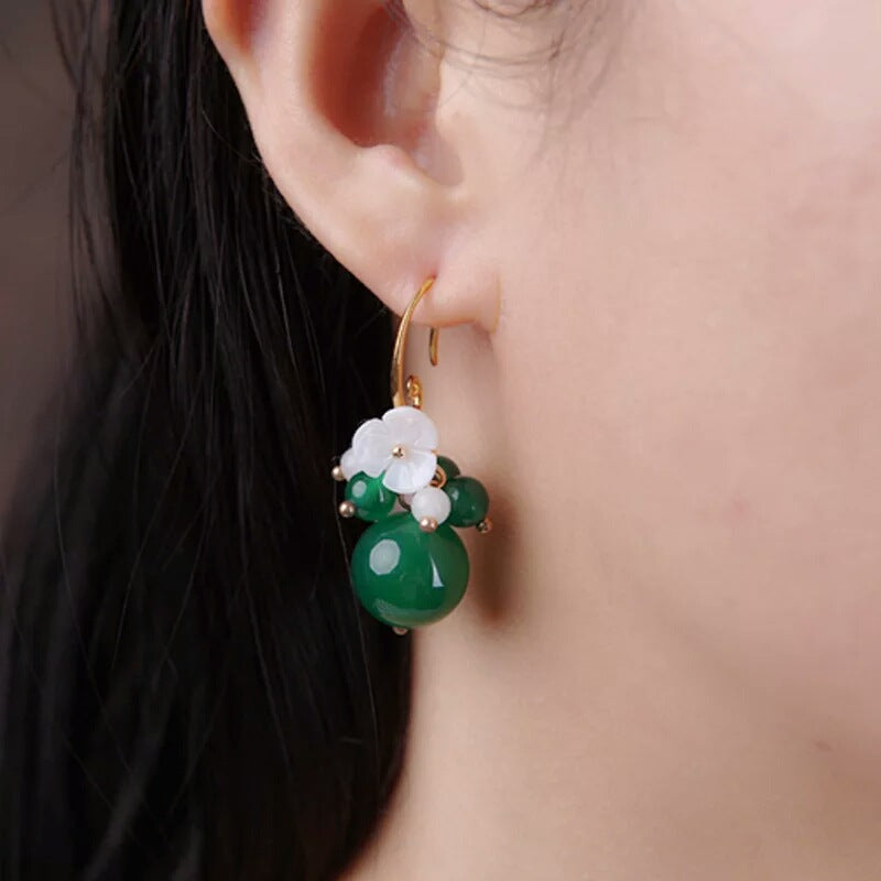 Retro Ethnic Style Tassel Earrings Women