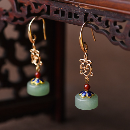 Ancient Style Long Earrings