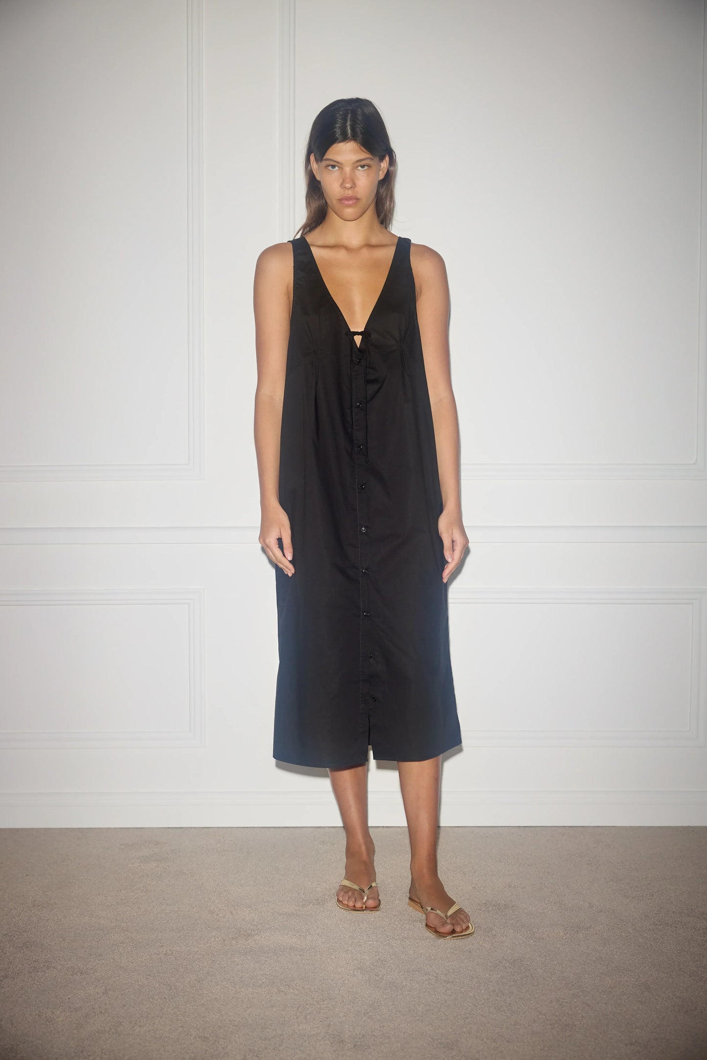 Tuck Tie Dress