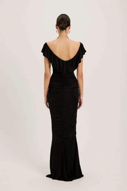 Sexy Raglan Sleeve Slim-Fit Fishtail Skirt