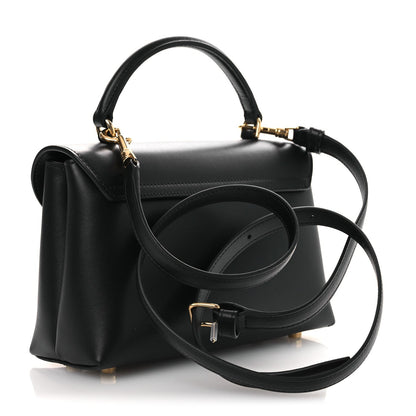 Smooth Satinated Calfskin Teen Nino Black